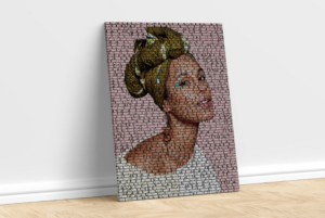 Alicia Keys lyrical art wall poster