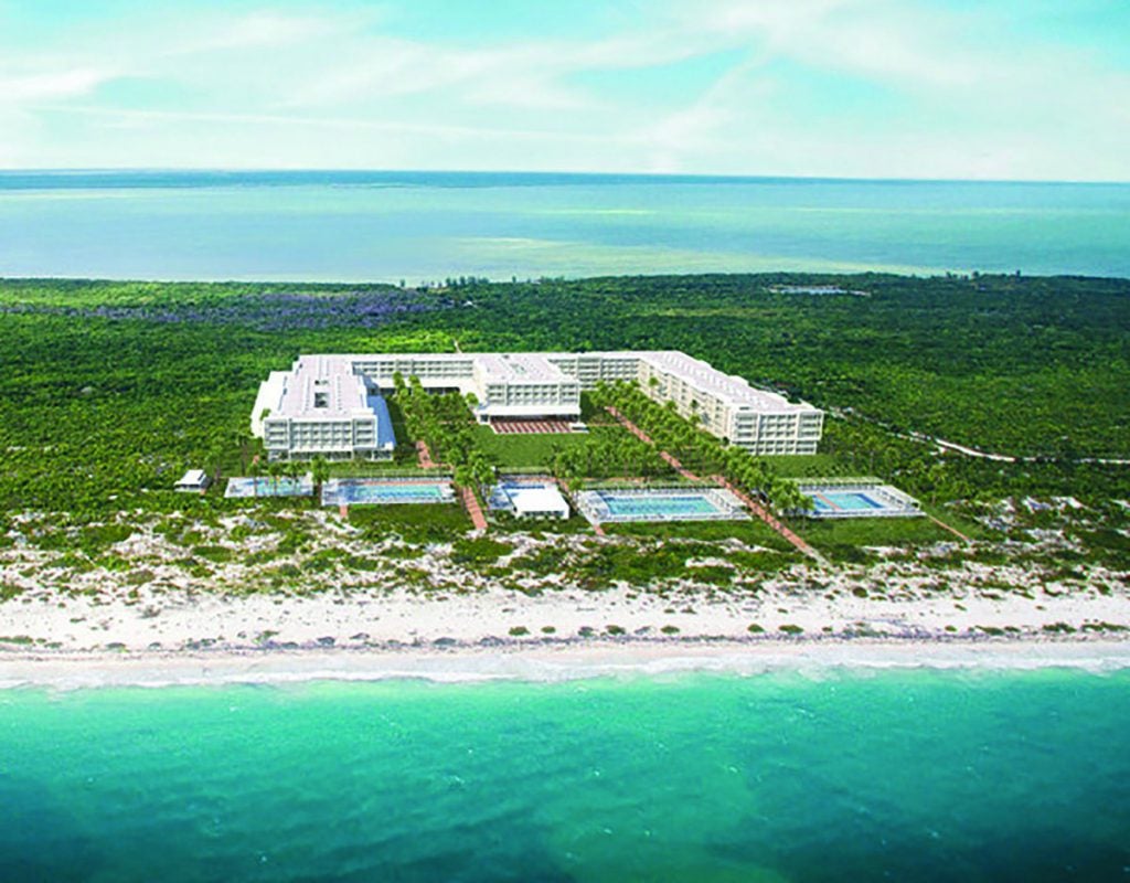 Riu Dunamar aerial shot