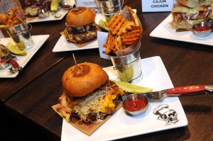 Celebrity chef Guy Fieri's Out Of This World Burger