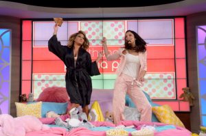 Bethenny Hosts Pajama Party With Adrienne Bailon & Joey Fatone