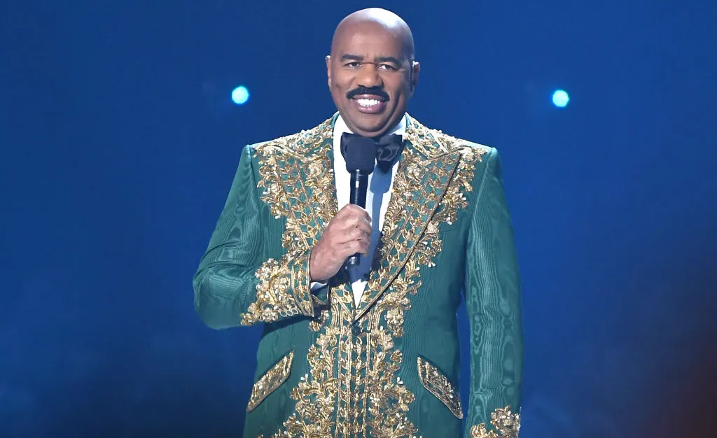 Steve Harvey speaks onstage during 2019 Miss Universe Pageant
Controversy on Family Feud