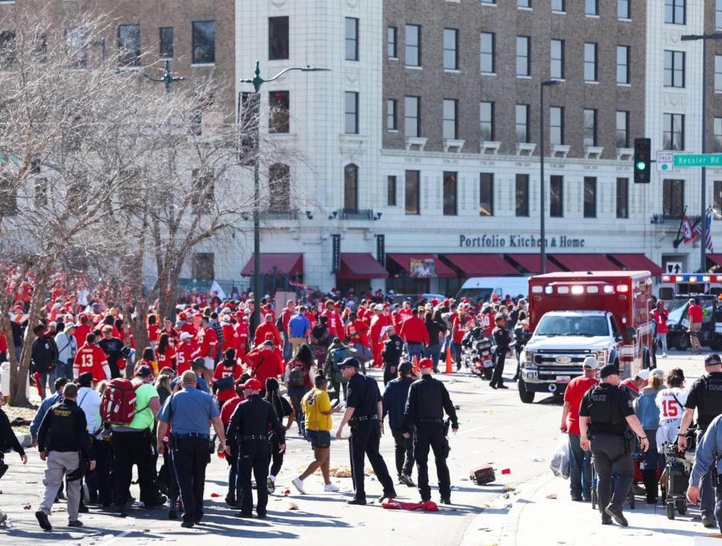 shooting during super bowl parade