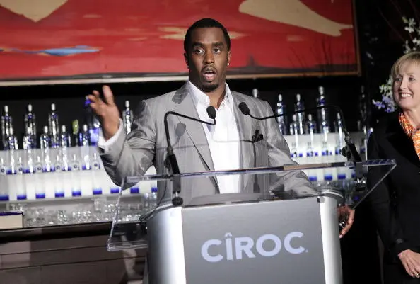Sean "Diddy" Combs Press Conference To Announce New Business Venture